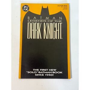 Vintage Comic - Batman: Legends of the Dark Knight #1‎ - November 1989